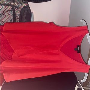 a. byer red dressy tank top